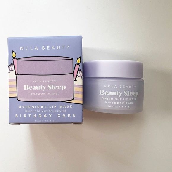NCLA Beauty | Birthday Cake Overnight Lip Mask 15ml 0.5 fl oz - Picture 2 of 5